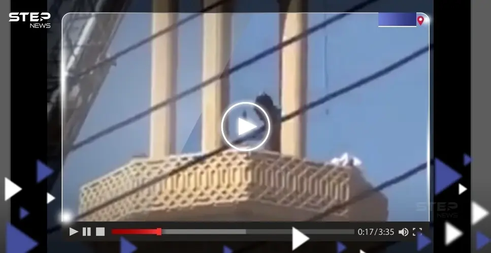 فيديو لعملية إنقاذ شاب مصري حاول إلقاء نفسه من فوق مئذنة يثير جدلاً واسعاً: شاب مصري