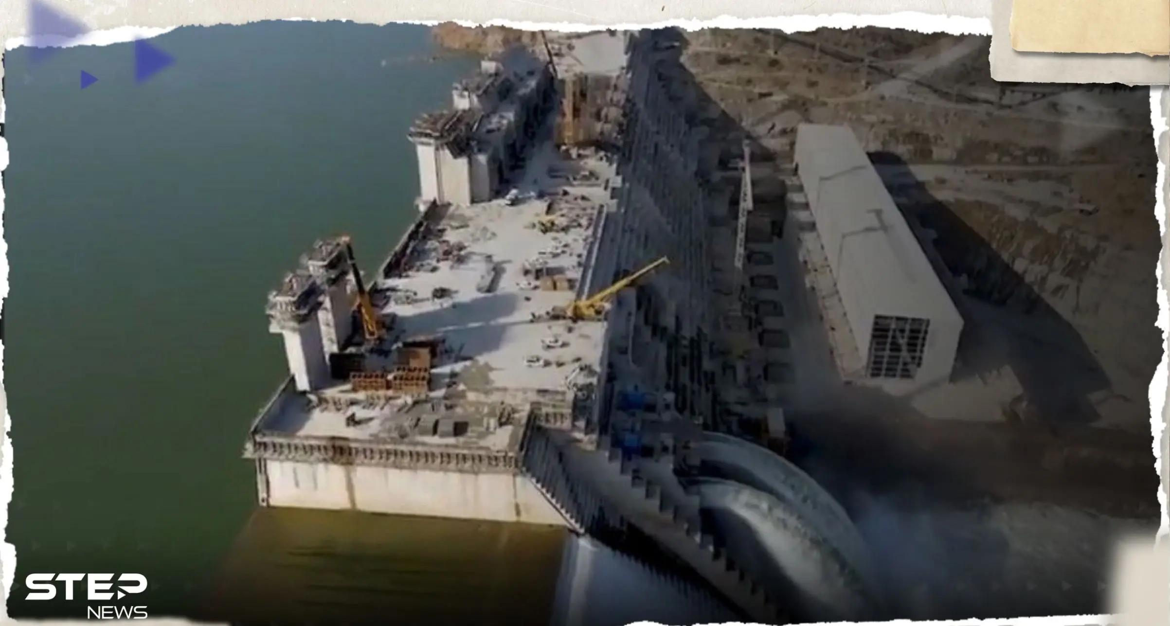 شاهد|| صور تكشف ما يجري بسد النهضة.. زيادة مليار متر مكعب من المياه: سد النهضة