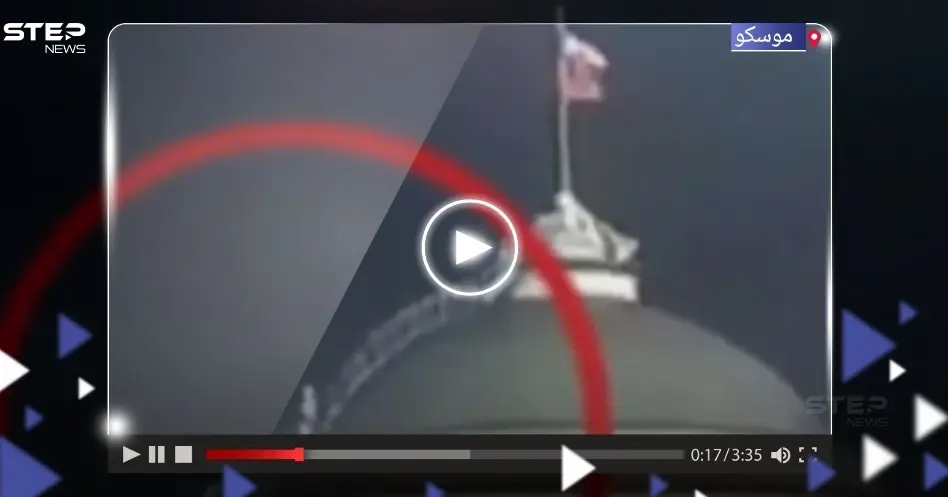 فيديو "غريب" قبل هجوم المسيرتين على الكرملين بثوانٍ.. شاهد ماذا وجد فوق قبة المبنى: محاولة اغتيال بوتين