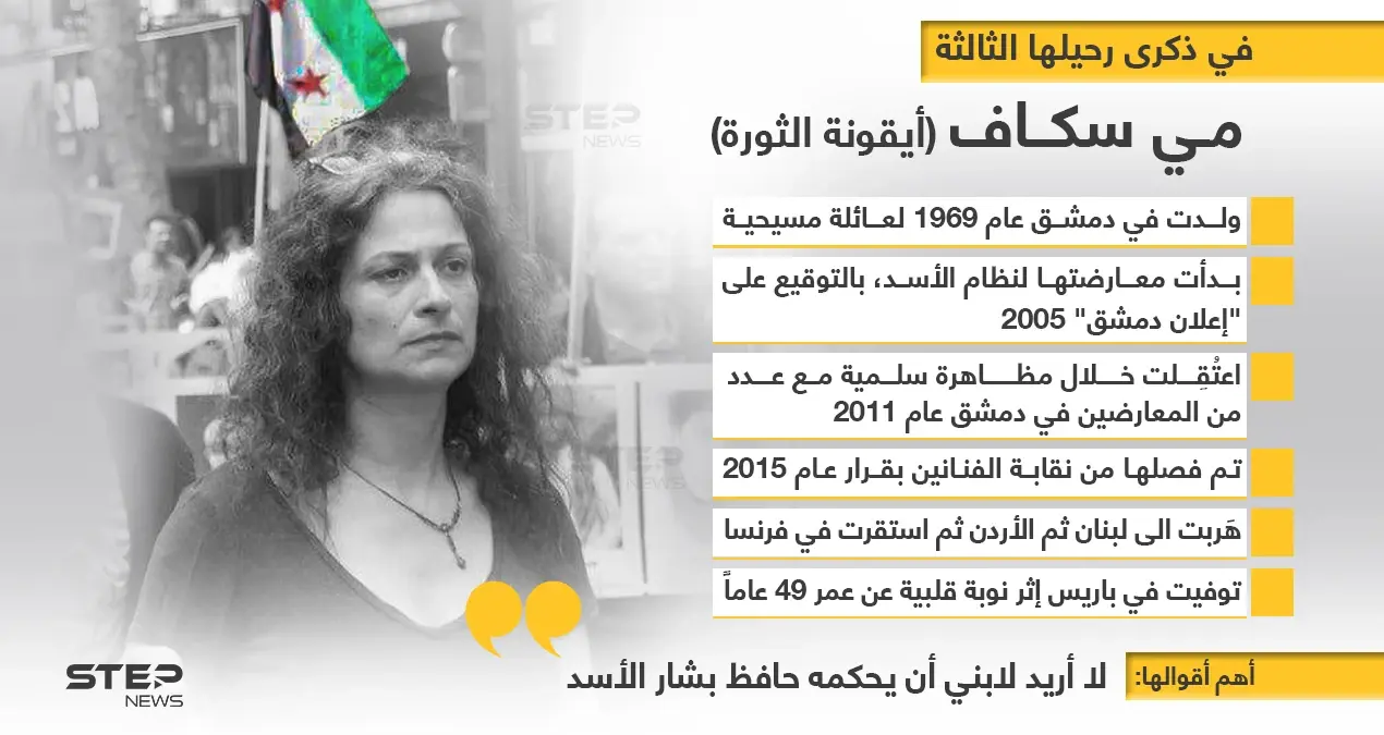 الفنانة مي سكاف في ذكرى رحيلها الثالثة.. نجمة خبت وبقي أثرها.: الاسد