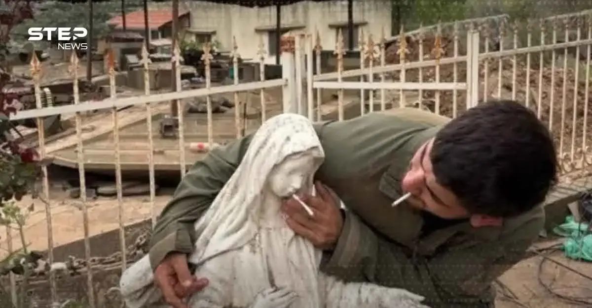 إهانة جديدة.. صورة جندي إسرائيلي بسيجارة في فم “السيدة العذراء” تثير غضباً عارماً: إسرائيل