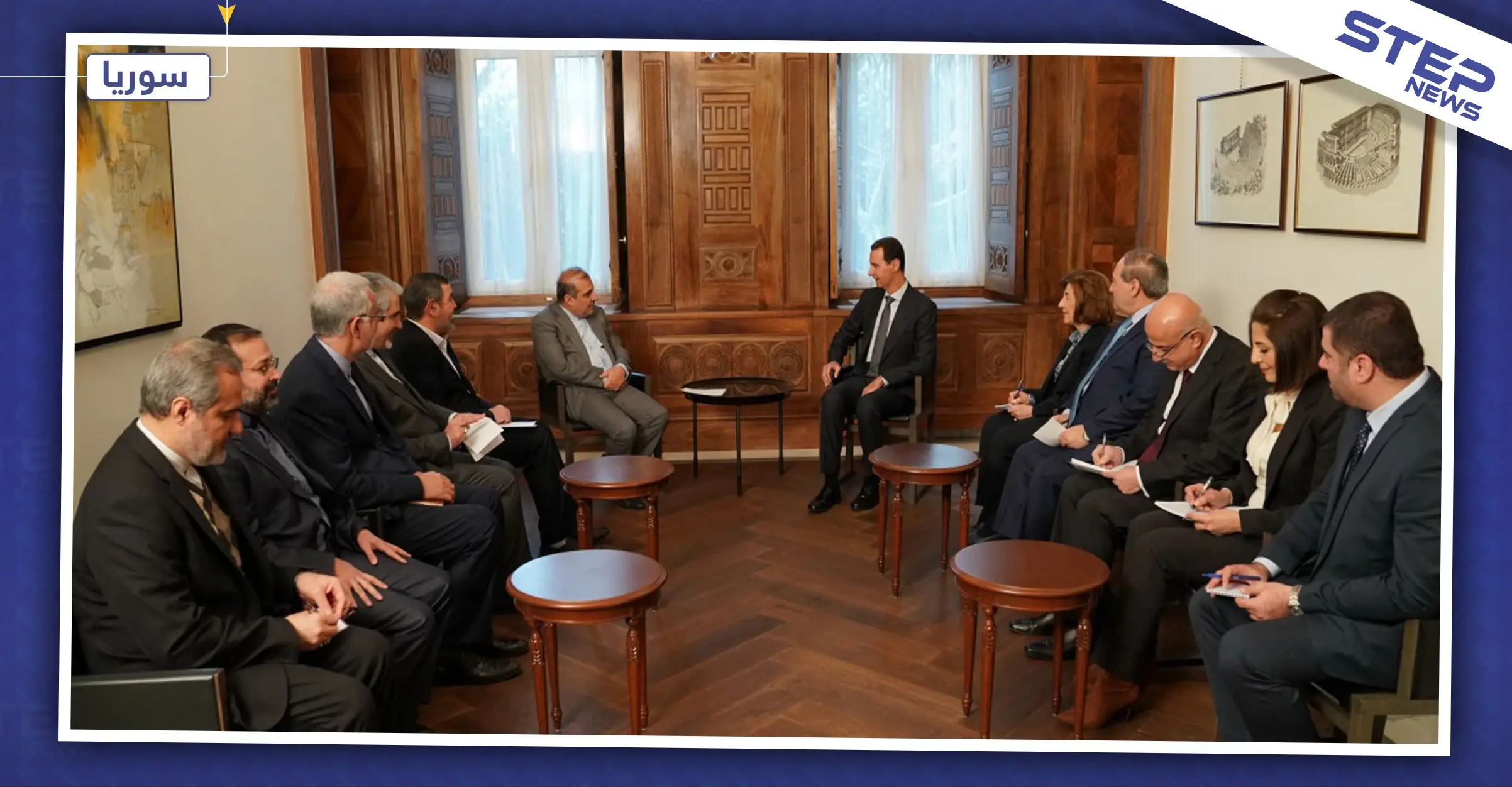 الأسد والمعلم يستقبلان وفدًا إيرانيًا بدمشق.. وإدلب على رأس قائمة المباحثات: وفد إيراني