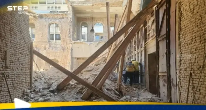 انهيار في مبنى يتبع لوزارة الداخلية السورية يخلف إصابات: دمشق