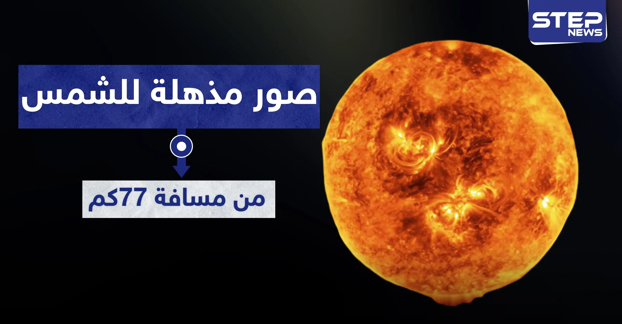 شاهد|| أذهلت العلماء.. أقرب صورة متحركة ملتقطة لـ الشمس من مسافة 77 كيلو متر: الشمس