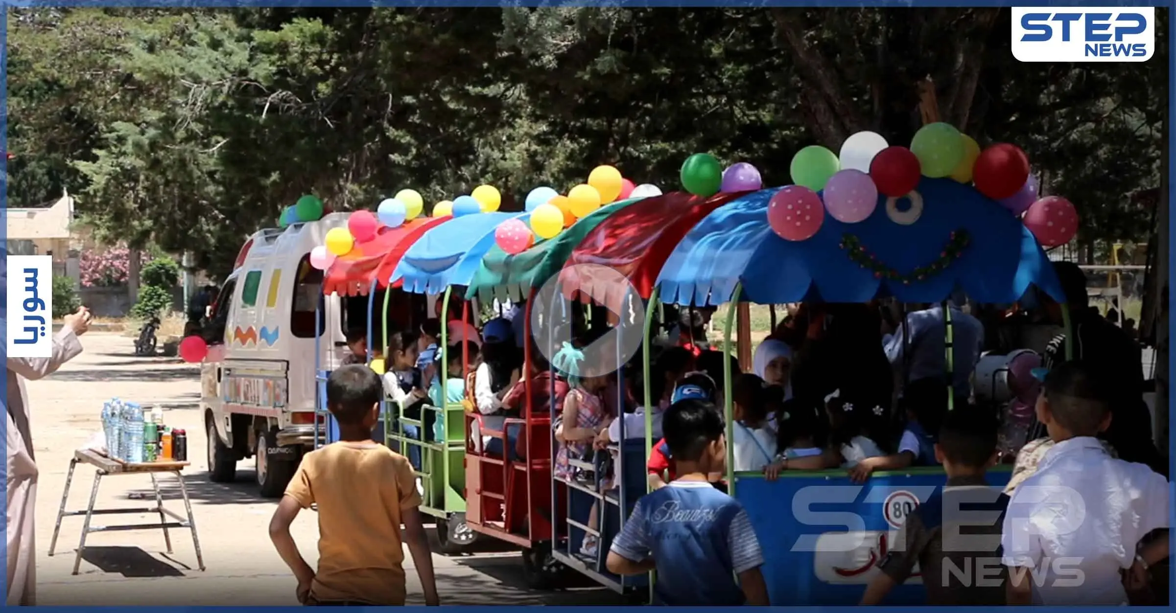 عدسة ستيب ترصد أجواء عيد الفطر في مدينة إدلب و فرحة الأطفال النازحين: نازحين