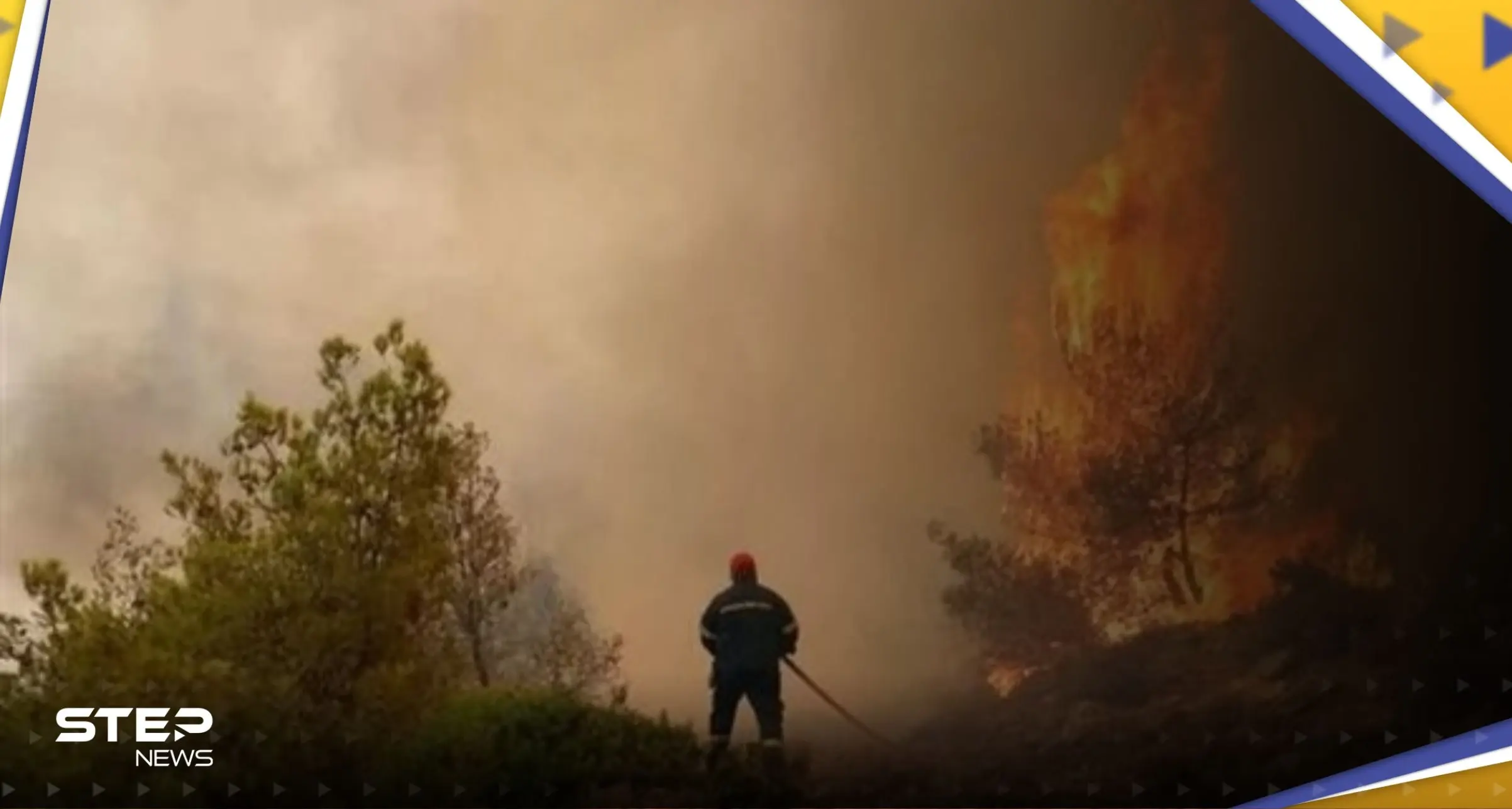 شاهد|| طائرة مسيرة تضبط شخص يشعل النيران في غابات إقليم كالابريا الإيطالي: شاهد بالفيديو