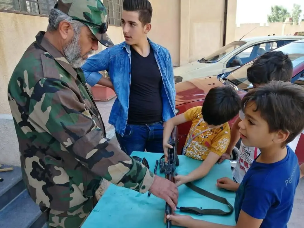 "كتائب البعث" تدرب أطفالًا على السلاح في السويداء (صور): حزب البعث