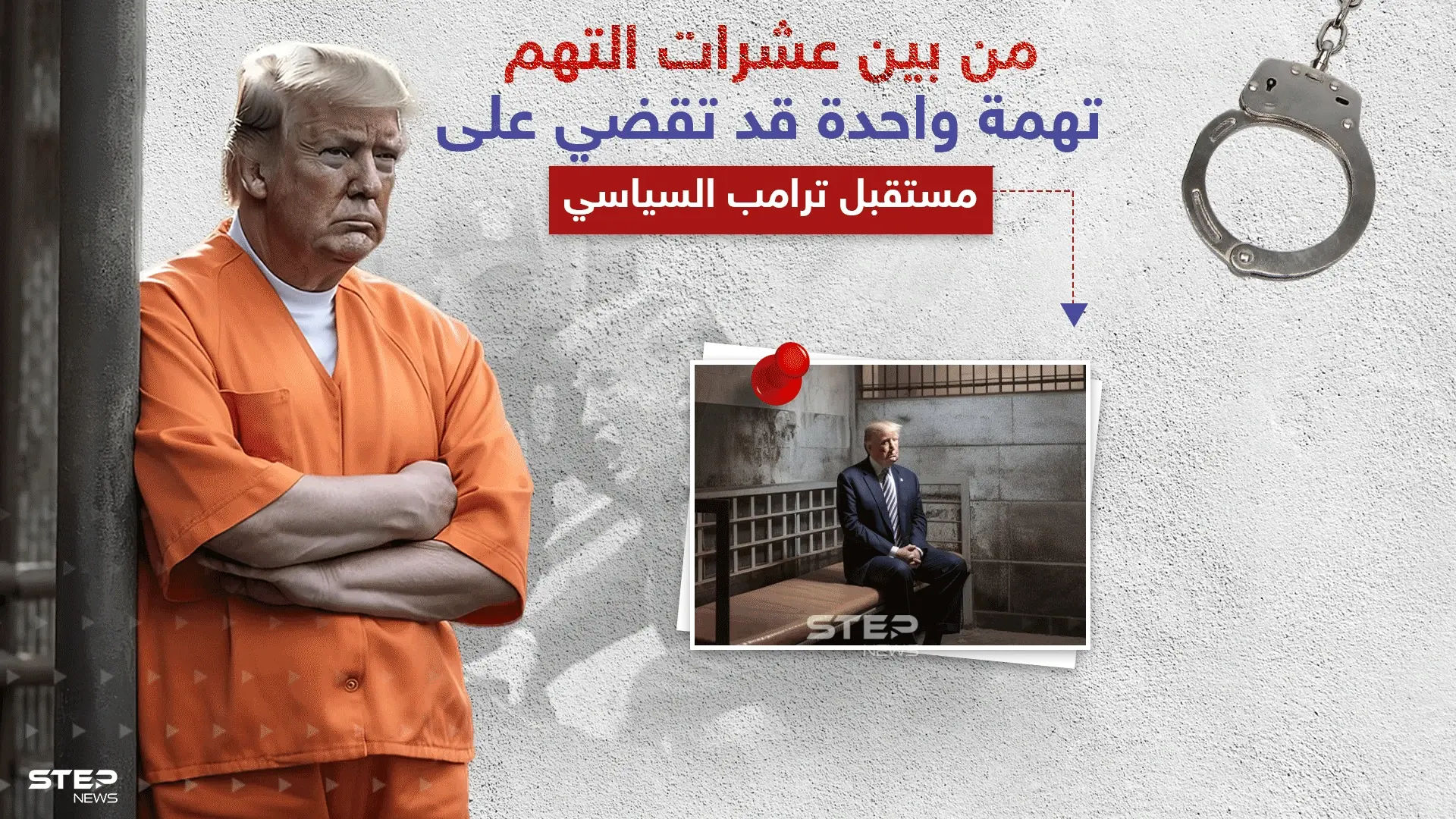 من بين 34 قضية ضد "دونالد ترامب" تهمة واحدة قد تمنعه من الترشح للرئاسة: إنفوغرافيك